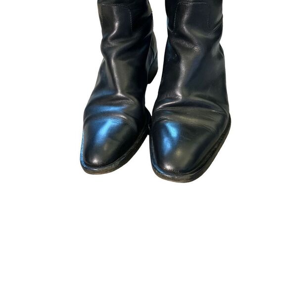 Chellis Dual Tone Leather Riding Boots - Picture 8 of 16